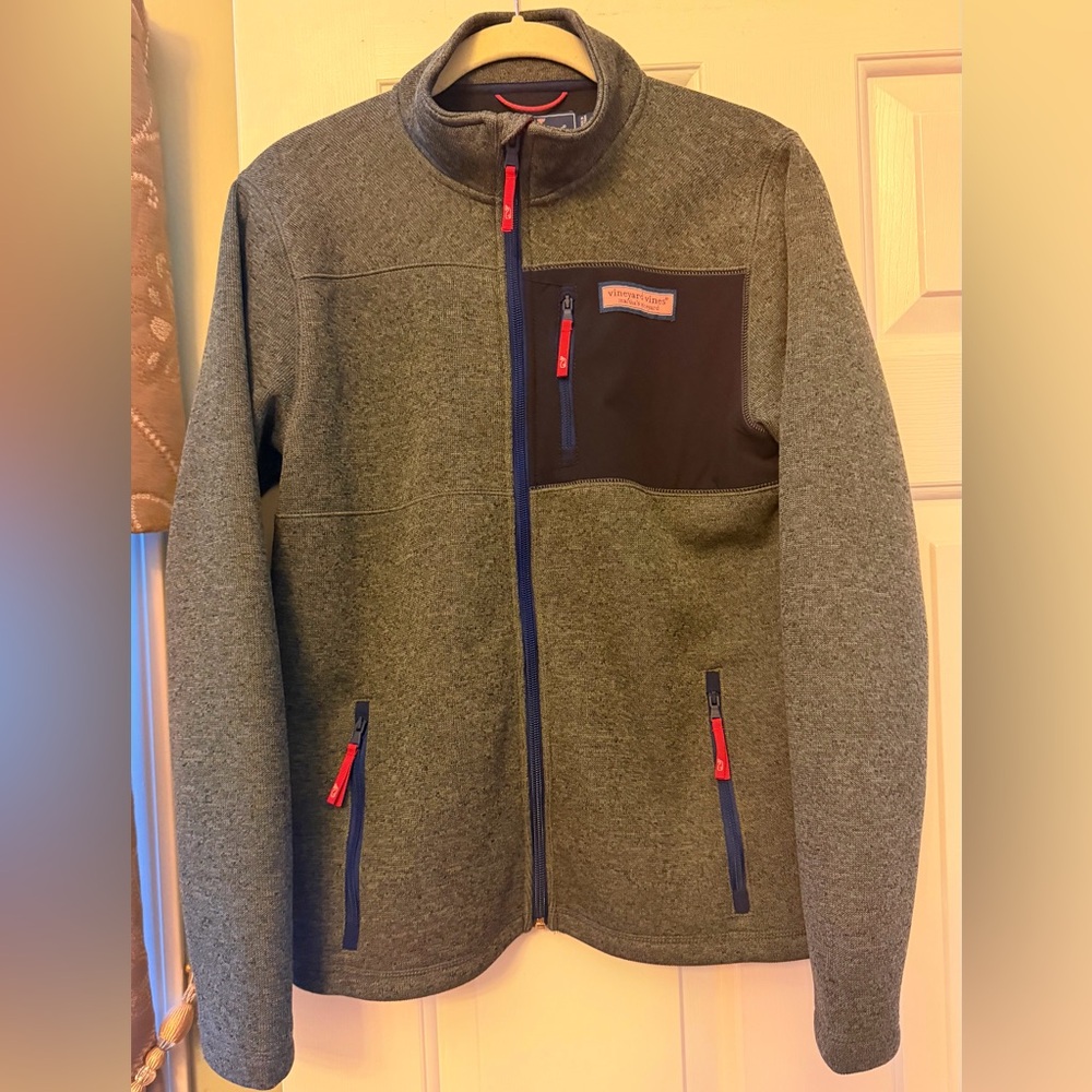Vineyard Vines Boys Fleece Full-Zip Jacket